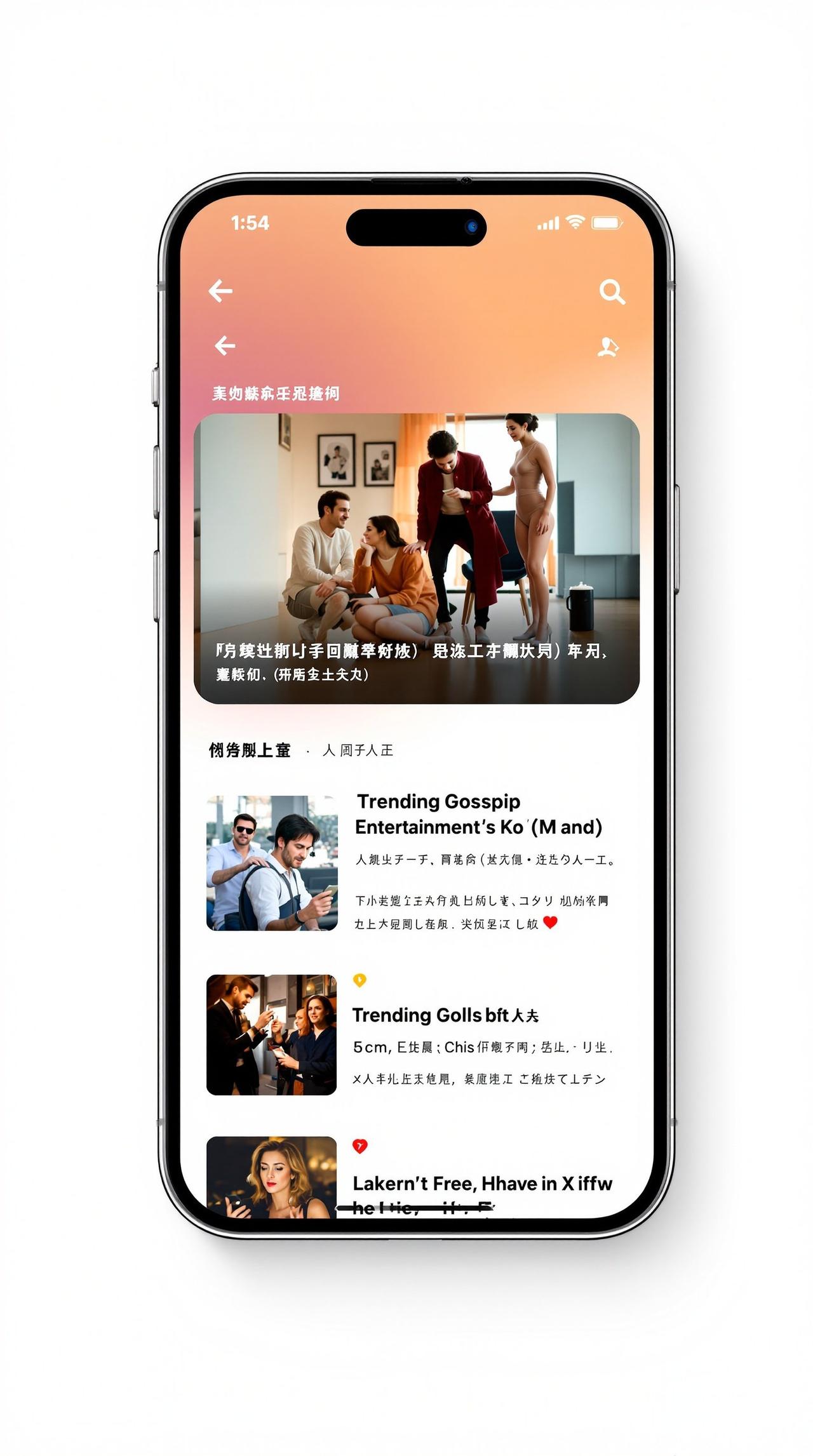 明星黑料网 APP界面预览